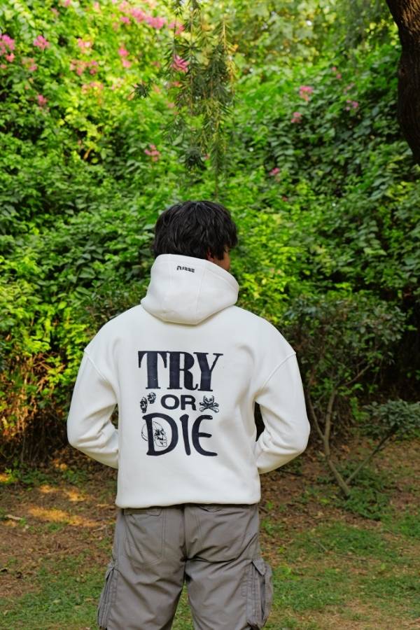 Try or Die Oversized Hoodie