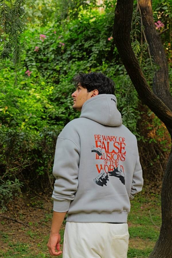 False illusion Oversize Hoodie