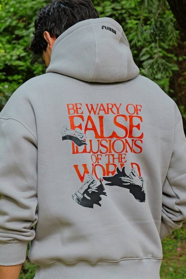 False illusion Oversize Hoodie