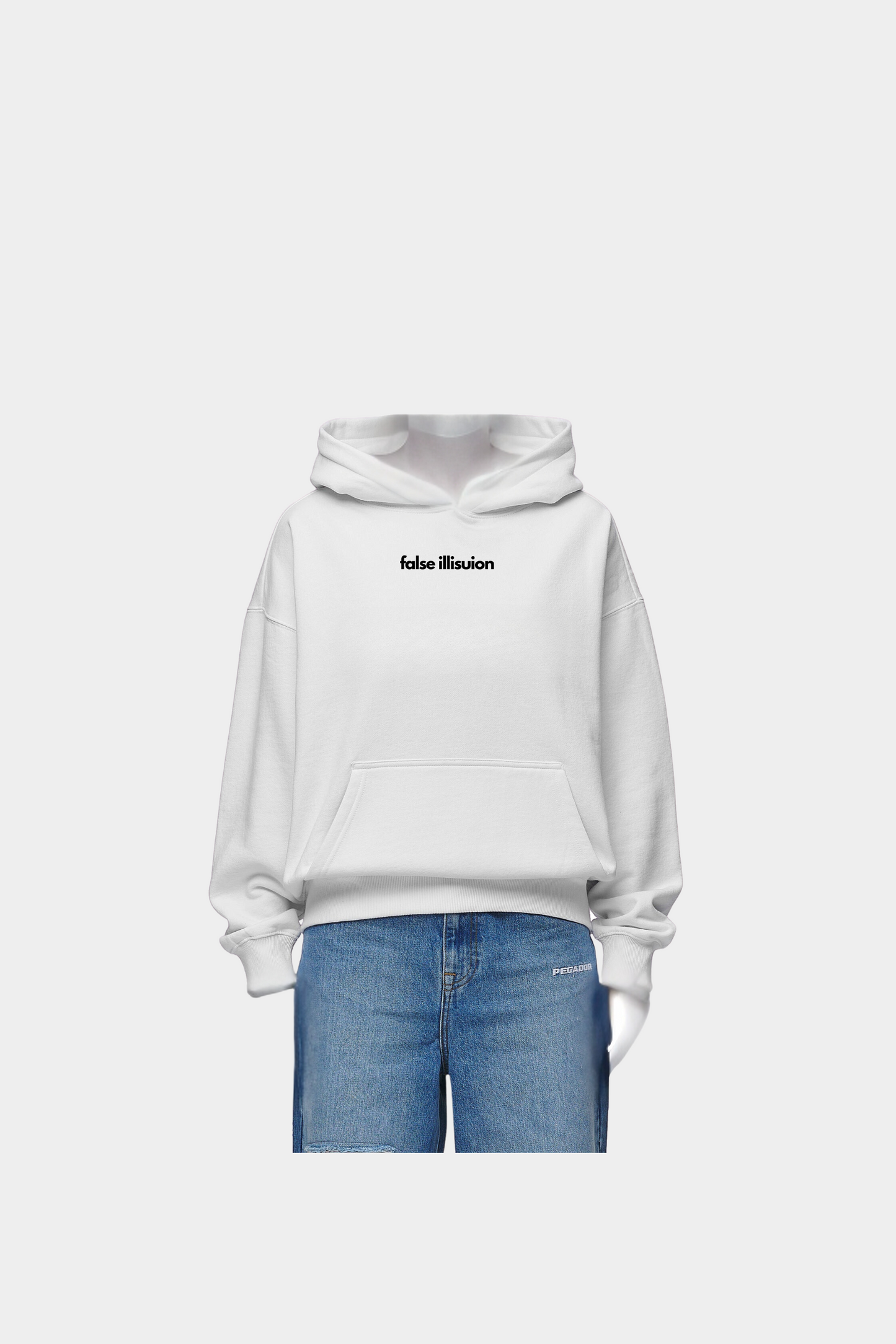 False illusion Oversize Hoodie